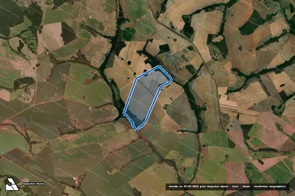 Imagem de satélite de FAZENDA CAMBRAIA - Parte 2 em Piracanjuba - GO