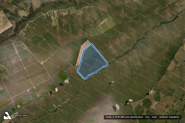 Imagem de satélite de FAZENDA ILLINOIS - Gleba 1 em Jaborandi - BA