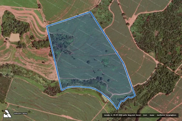 Imagem de satélite de FAZENDA RECREIO - TRANSCRIÇÃO 35.376 em Olímpia - SP