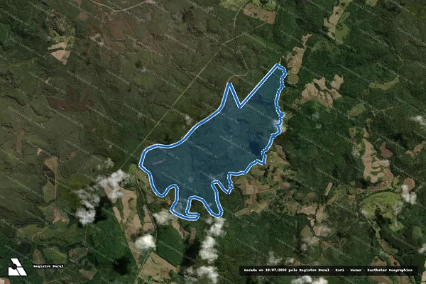 Imagem de satélite de Fazenda Limoeiro  - Gleba 02 em Ponte Serrada - SC