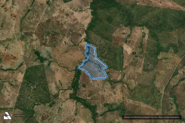 Imagem de satélite de Lote 06 ? Projeto de Assentamento Arlindo José Maria  - Lote 06 ? P. A. Arlindo José Maria em Crixás - GO
