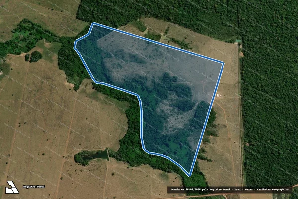 Imagem de satélite de FAZENDA RANCHO VELHO II - Faz. El Shadday I em Alta Floresta - MT