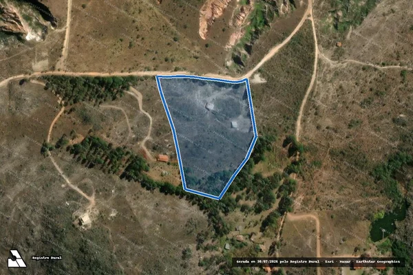 Imagem de satélite de RANCHO PE DE SERRA  - Parte 1 em Diamantina - MG