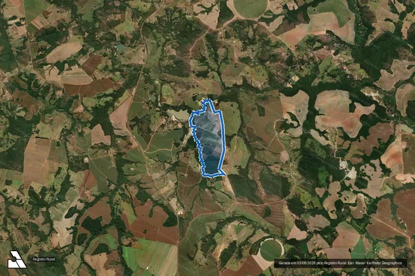 Imagem de satélite de FAZENDA ESTRELA - Parte 1 em Silvânia - GO