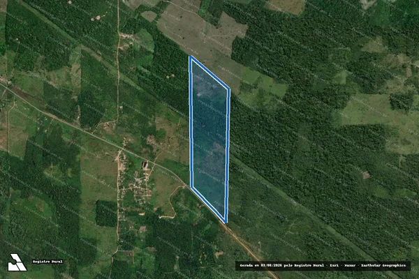 Imagem de satélite de FAZENDA LARANJEIRAS - Parte 1 em Pacajá - PA
