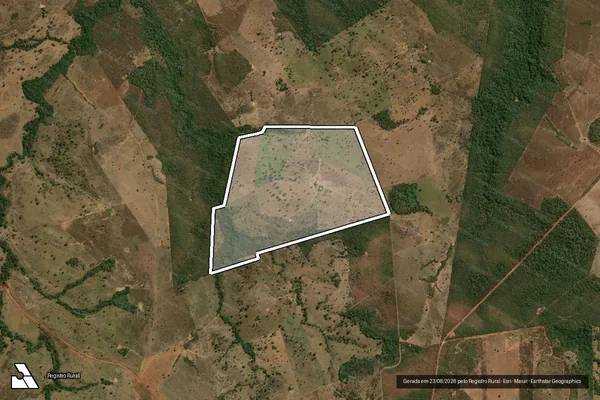 Imagem de satélite de FAZENDA SANTA VITÓRIA - Parte 1 em Novo São Joaquim - MT