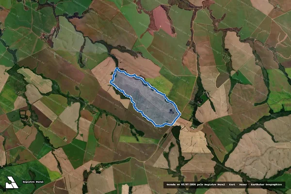 Imagem de satélite de Fazenda Lontrão - Fazenda Lontrão em Guarapuava - PR