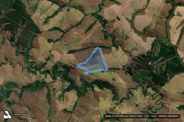 Imagem de satélite de Fazenda Lagoa Seca  - Gleba 02 em Medeiros - MG