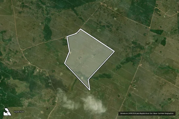 Imagem de satélite de PA VENEZA LOTE 60 - Parte 1 em São Domingos do Araguaia - PA