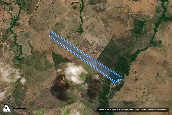 Imagem de satélite de FAZENDA FORQUILHA E ALEGRE - FAZENDA FORQUILHA E ALEGRE em Nova Roma - GO