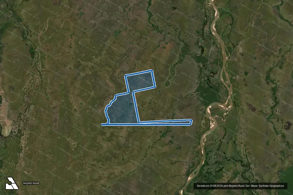 Imagem de satélite de FAZENDA VITORIA em Novo Santo Antônio - MT