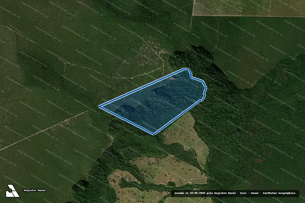 Imagem de satélite de Fazenda Bonança II - Matrícula 5864 em Nova Marilândia - MT