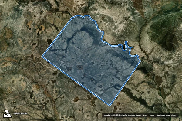 Imagem de satélite de Fazenda Itaporanga - Parcela 1 em Amajari - RR