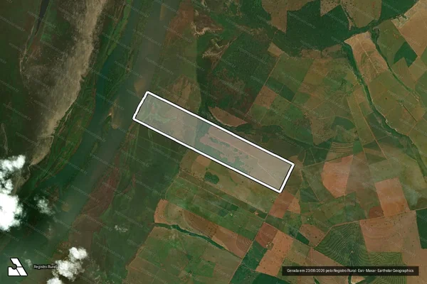 Imagem de satélite de Fazenda Itaúna-3 - Perímetro Geral - Única em Alto Paraíso - PR
