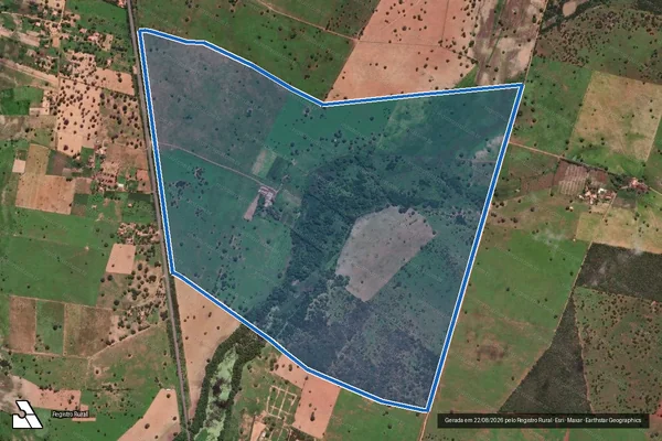 Imagem de satélite de FAZENDA SALGADINHO - Parcela 1 em Ribeira do Pombal - BA
