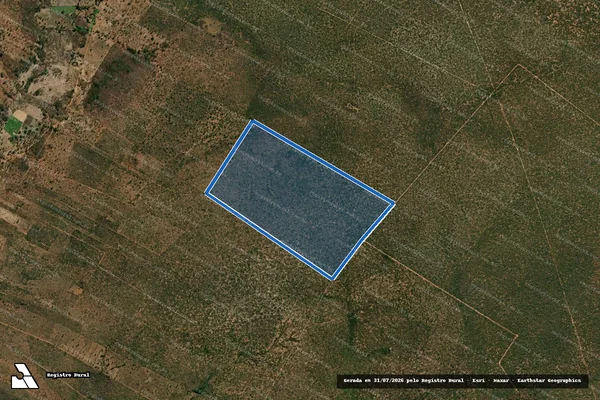Imagem de satélite de FAZENDA PALMEIRAS - Parte 1 em Januária - MG