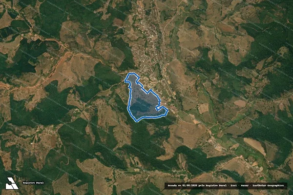 Imagem de satélite de CHACARA SÃO JOAQUIM - Gleba 02 em Coluna - MG