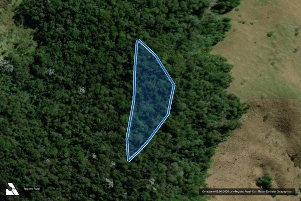 Imagem de satélite de FAZENDA PROVIDENCIA, BOA ESPERANÇA E CLAUDINA - 03 em Muriaé - MG
