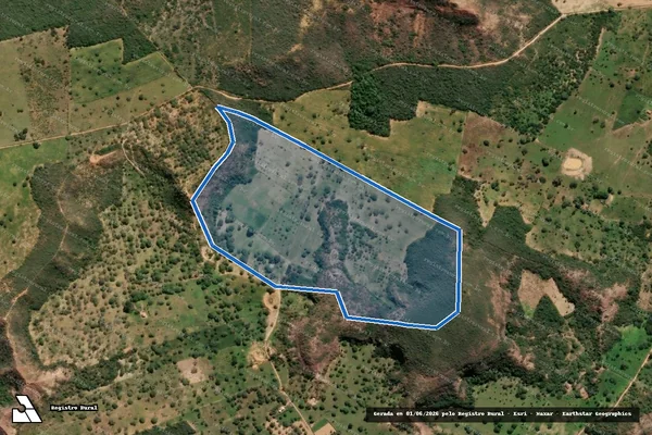 Imagem de satélite de FAZENDA SACO DO GAMELEIRO - Parte 1 em Cícero Dantas - BA