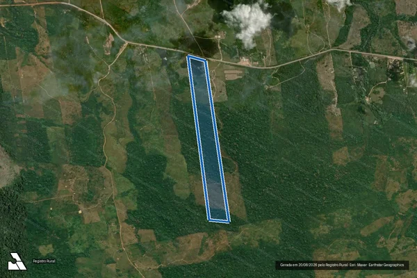 Imagem de satélite de SÍTIO OURO PRETO – GLEBA CUPARI / Parte 1