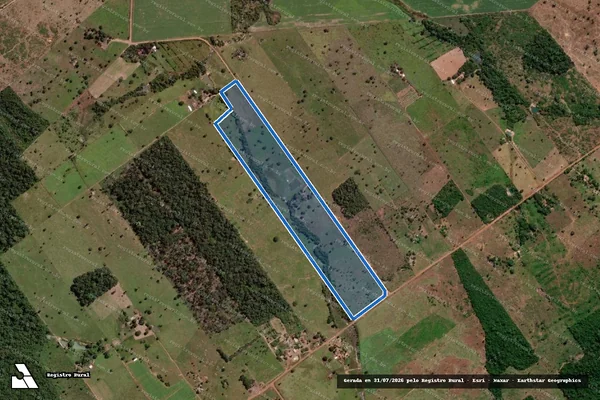 Imagem de satélite de Gleba  - Jacaminho II - LOTE 16 em Alta Floresta - MT