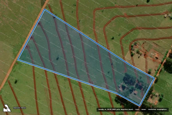 Imagem de satélite de Lote 108 - Projeto de Assentamento Angélica - Lote 108 em Angélica - MS
