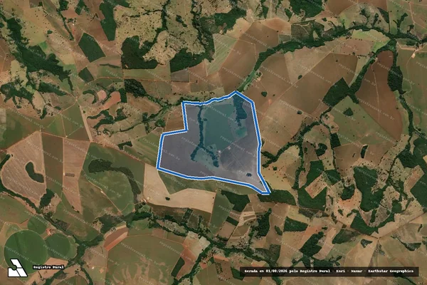 Imagem de satélite de Fazenda Paulo Roberto Lima - Única em Vianópolis - GO