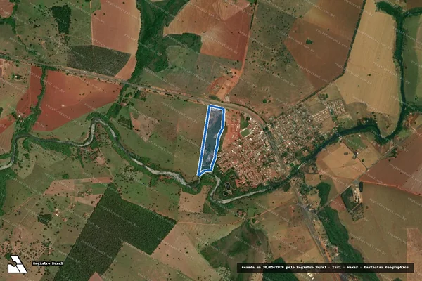 Imagem de satélite de Fazenda Cerradão, Paciência, Rio Doce e Ponte Alta - Gilmar em Aparecida do Rio Doce - GO