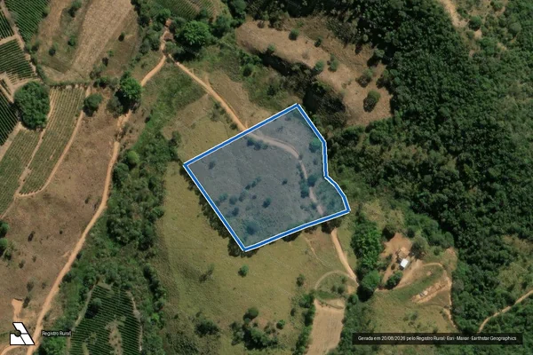 Imagem de satélite de Fazenda Serra - Parte 1 em Vargem Bonita - MG
