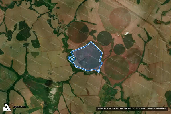 Imagem de satélite de Fazenda Ariranha - PARTE 01 em Jataí - GO