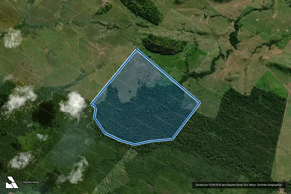 Imagem de satélite de Fazenda Modelo II ? Gleba Vale do Nilo - Parte 1 em Alta Floresta D'Oeste - RO