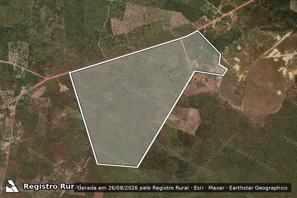 Imagem de satélite de LAGOA SECA DATA SÃO JERÔNIMO - PARTE 2 em Cocal - PI