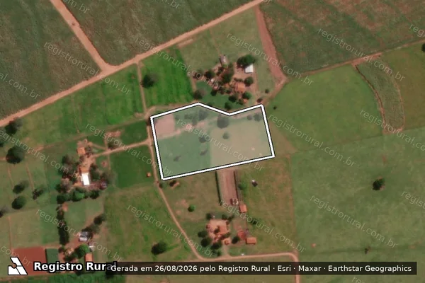 Imagem de satélite de Sítio São João / Parcela 1 em Mirassol - SP
