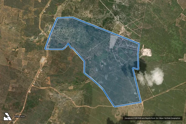 Imagem de satélite de FAZENDA BELMONTE - Parcela 02 em Campo Formoso - BA