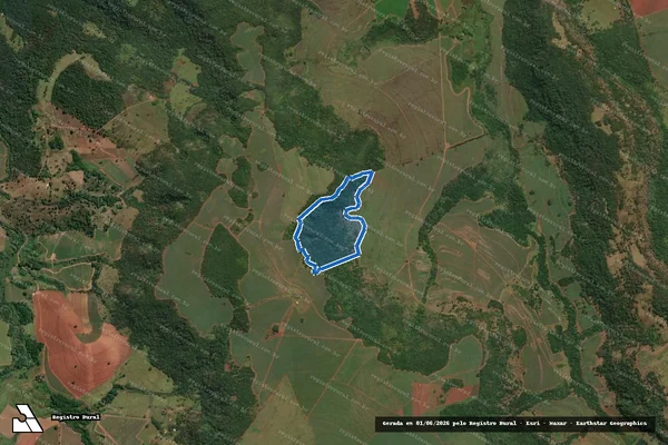 Imagem de satélite de Fazenda Santa Terezinha - Gleba B02 em Igarapava - SP