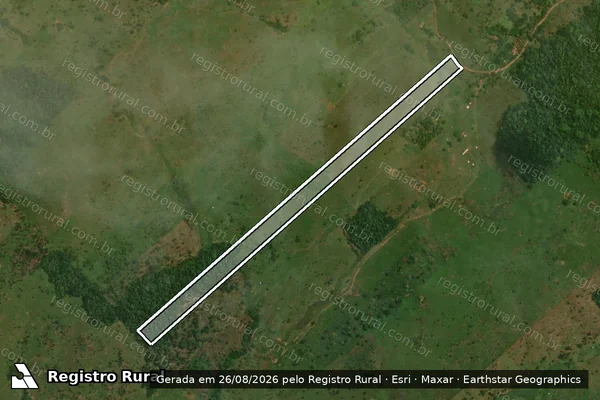 Imagem de satélite de Lote 51 da Gleba 20-F - PIC Ouro Preto - Lote 51-E da Gleba 20-F - PIC Ouro Preto (Parte B) em Nova União - RO