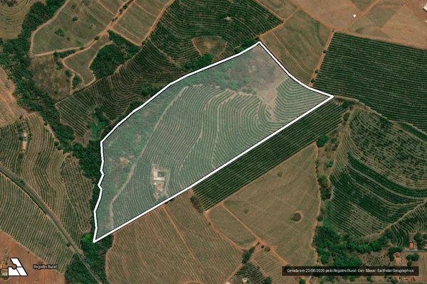 Imagem de satélite de SÍTIO SANTO ANTONIO - SÍTIO SANTO ANTONIO em Cândido Rodrigues - SP