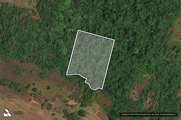 Imagem de satélite de FAZENDA PALMA DA BABILÔNIA - 32.276 em Uberlândia - MG