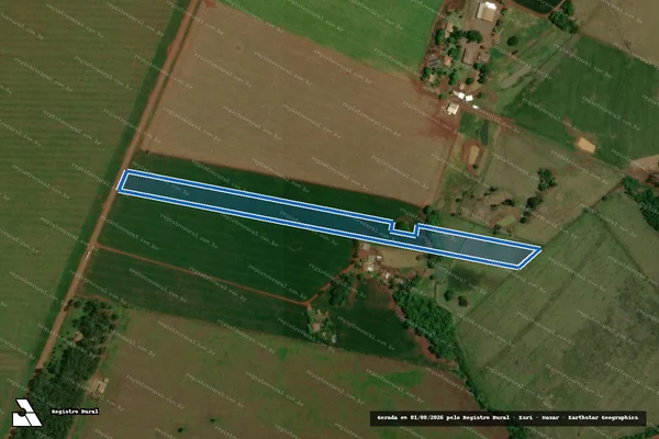 Imagem de satélite de Parte da Fazenda Laranja Azeda - PARTE 6 em Dourados - MS