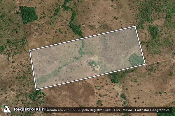 Imagem de satélite de PA VITÓRIA LOTE 28 - Gleba LOTE 28 em Pequizeiro - TO