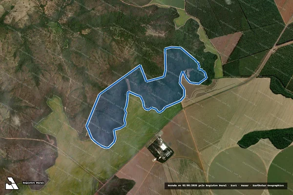 Imagem de satélite de Fazenda São Bento em Catalão - GO