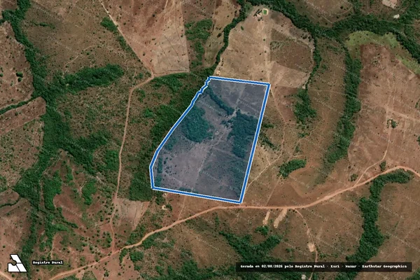 Imagem de satélite de Parte do Lote 74, do Loteamento Marianópolis, Gleba 7, 2ª etapa - GLEBA 03 em Divinópolis do Tocantins - TO