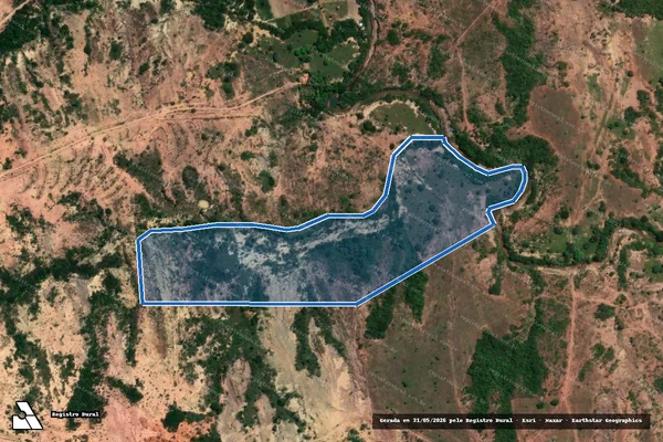 Imagem de satélite de FAZENDA VARGEM BONITA - GLEBA 7 em Bonfinópolis de Minas - MG