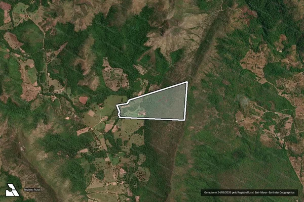 Imagem de satélite de P.A RIO BONITO ? LOTE 06 - LOTE06 em Cavalcante - GO