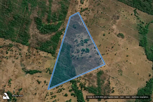 Imagem de satélite de FAZENDA CHÃO DE ESTRELA - Parcela 1 em Lajeado Novo - MA