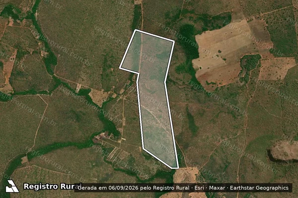 Imagem de satélite de Lote 50 da Gleba Maior / Sobradinho - Fazenda Pratinha