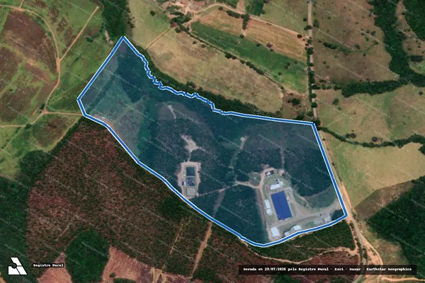 Imagem de satélite de Fazenda Água Limpa - Parte 1 em Antônio Carlos - MG