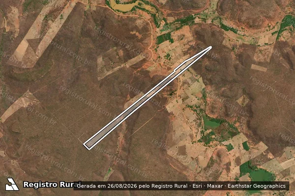 Imagem de satélite de Lagoa do Boi - Parte 1 em Nova Santa Rita - PI