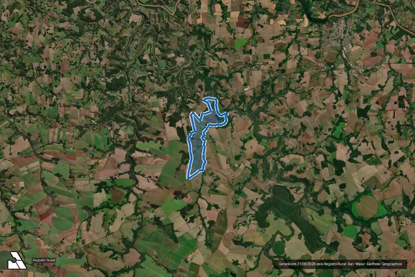 Imagem de satélite de FAZENDA SÃO LUIZ em Entre-Ijuís - RS