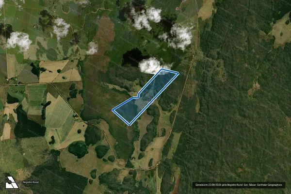 Imagem de satélite de Fazenda Santa Maria - PARCELA 02 em Bonito - MS